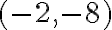  (-2,-8) 