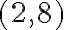  (2,8) 